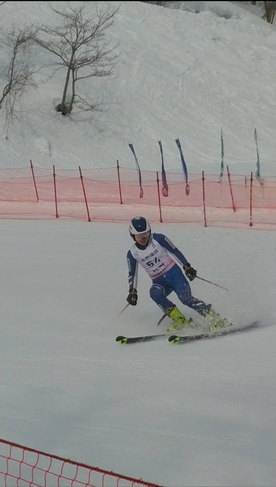 スキー全国大会出場 女子ジャイアントスラローム