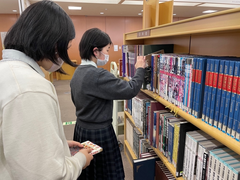 DP歴史「岡山県立図書館校外学習」