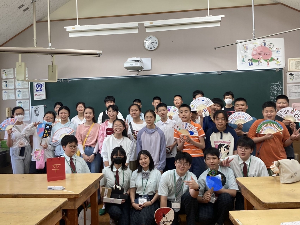 上海から中学生が来校しました！