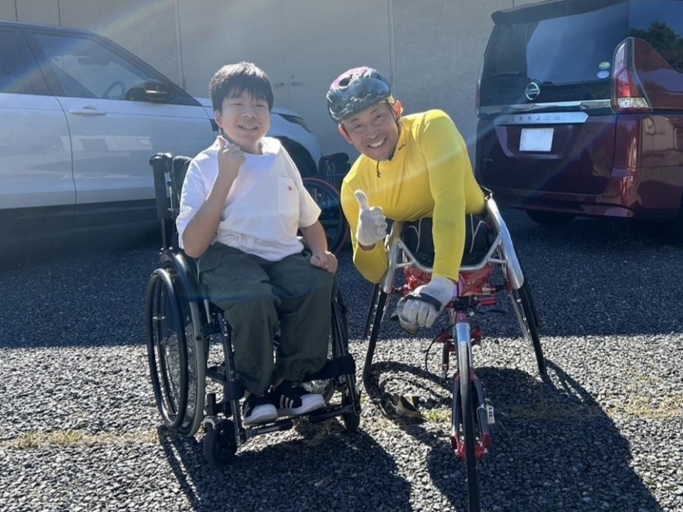 “Never give up!!”　生きて、生きて、生きまくれ。～日本屈指の車いすアスリート・廣道純選手の背中を見た朝日塾生の今後に期待。