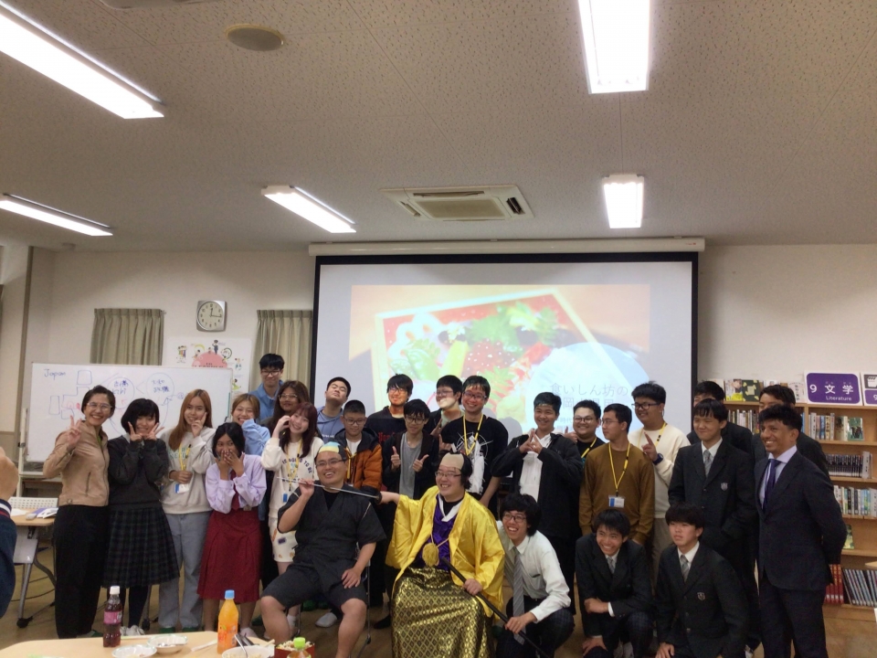 ACSP短期留学生×DPN24生合同授業『食いしん坊の岡山県民』